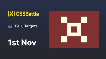 CSS Battle - Daily Targets 1st November 2023 solution | CSS Challenge