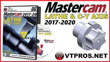 MASTERCAM 2017-2020 - Lathe & C-Y Axis - 6.4 Geometry - Autocursor Fast Point - vtpros.net (2018-19)