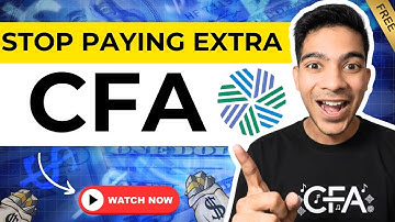 How I Passed CFA for FREE | Stop Paying for CFA Prep