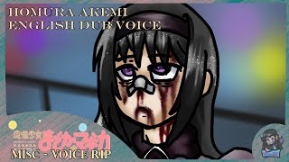 Homura Akemi Voicerip - English Dub