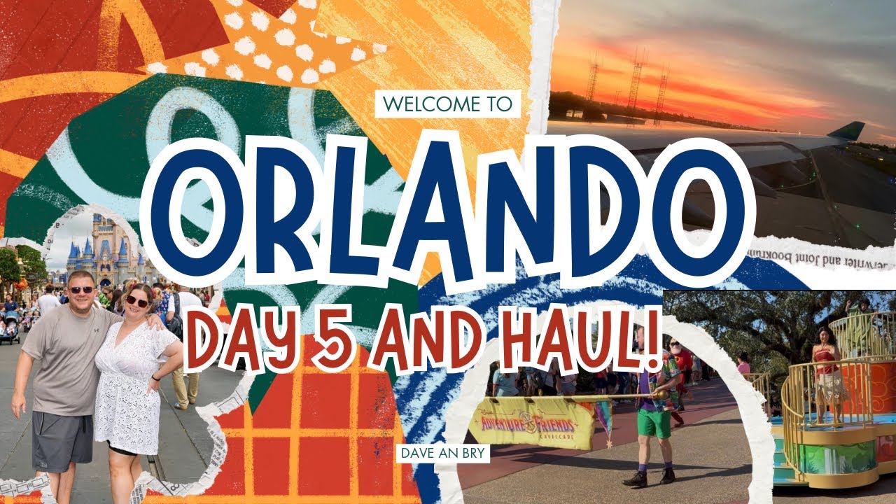 Orlando Day 5 & Haul! Everything we bought in Disney! Magic Kingdom & MCO Shopping. Travel Home Day