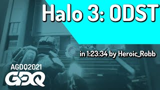 Halo 3: ODST by Heroic_Robb in 1:23:44 - Awesome Games Done Quick 2021 Online