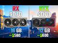 RX 9070 vs RTX 4070 | Test in 7 Games