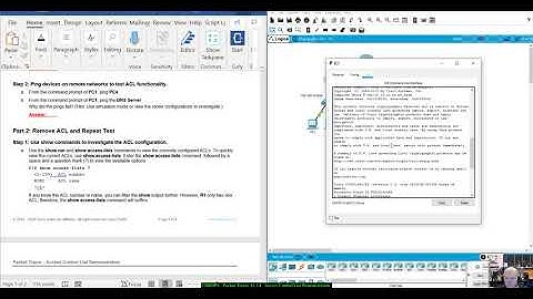 CBROPS - 12.3.4 Packet Tracer - Access Control List Demonstration