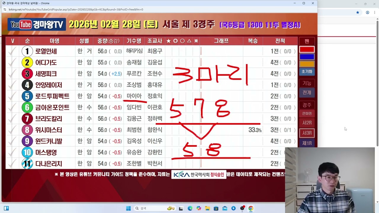 2월 28일 토요일 분석 방송 (분석과내용그리고전개여기에주로파악까지/이준동과함께힘찬응원부탁드립니다)