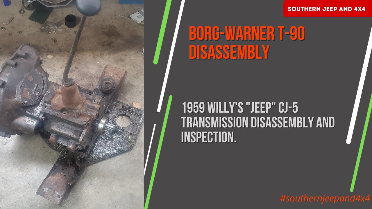 Разборка трансмиссии Willys "Jeep" CJ-5 T-90