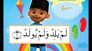 UPIN IPIN MENGAJI  SURAT AL IKHLAS screenshot 4