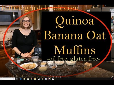 Quinoa Banana Oat Muffins (Vegan)