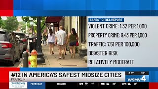 #12 in America's safest midsize cities