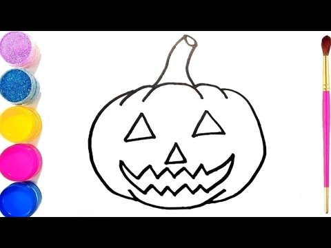 How To Draw Halloween Pumpkin Halloween Pumpkin Easy Drawing YouTube Hqdefault