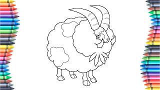 Coloring Dudwool Pokemon
