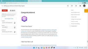 [NEW] - Setting up Jenkins on Kubernetes Engine - [GSP117]