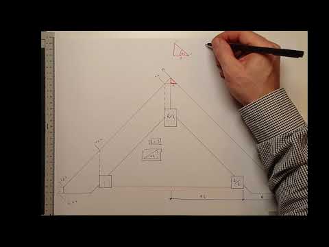 Video: Satteldach: Berechnung, Entwurf und Konstruktion