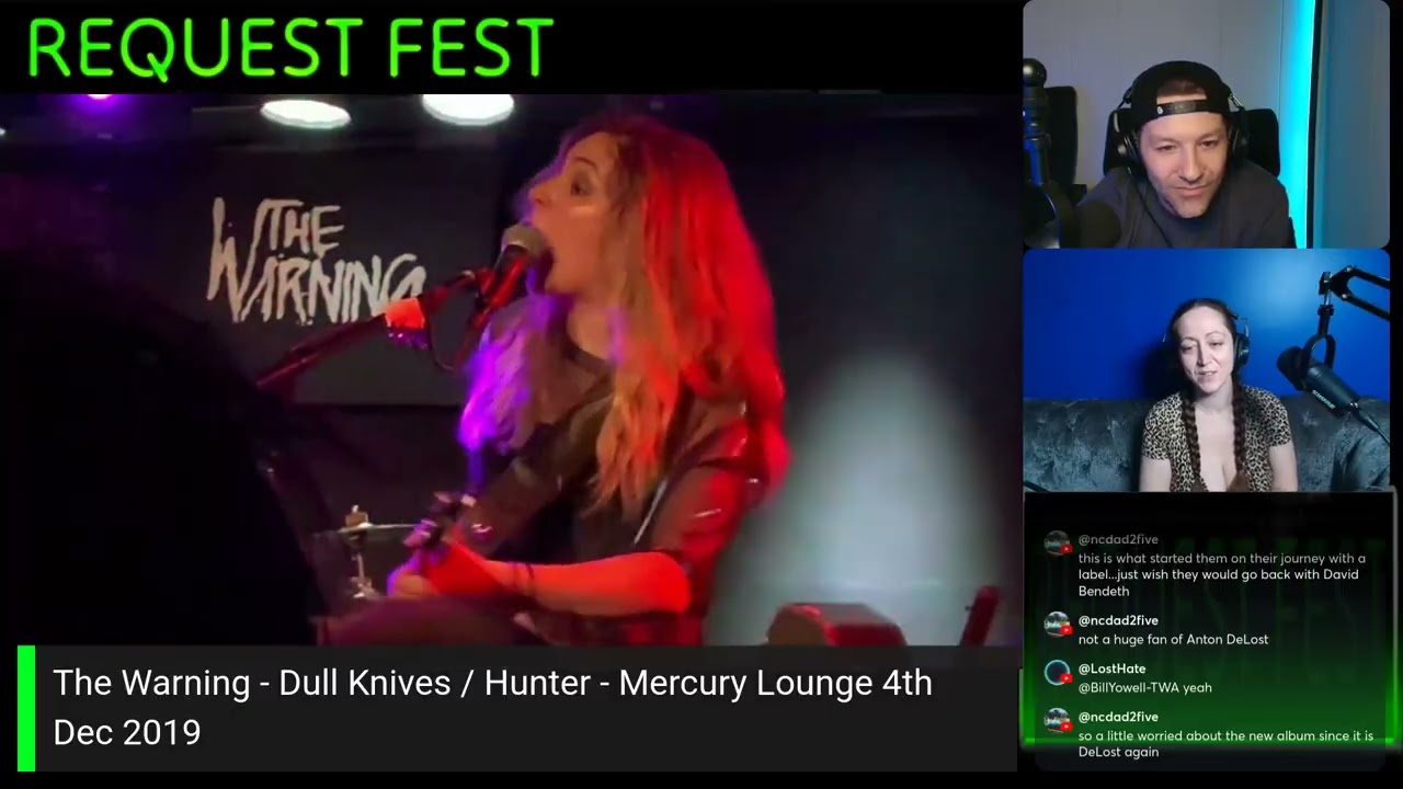 The Warning - Dull Knives / Hunter - Mercury Lounge [REACTION] REQUEST FEST