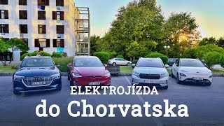 Dá se s elektromobilem rychle a levně dojet do Chorvatska? Porovnali jsme čtyři různé elektromobily
