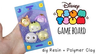 How to DIY Disney Tsum Tsum Game App Board Polymer Clay/ (UV) Resin Tutorial screenshot 5