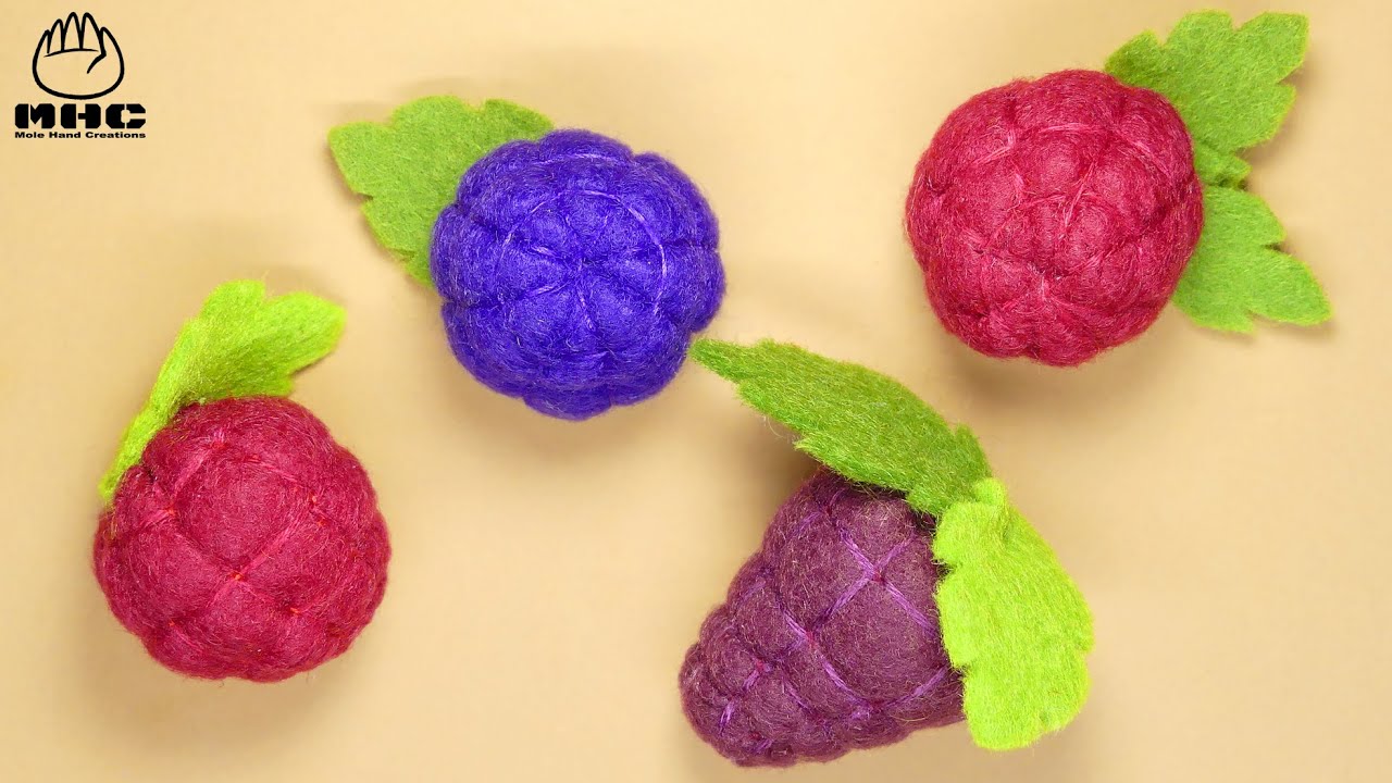 stop motion animation】フェルトのふにゃふにゃアニメ「ラズベリー