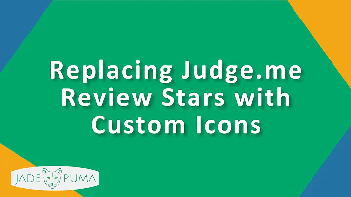 Upgrade Your Review Stars: Replacing JudgeMe with Custom Icons