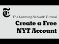 How students can create a free new york times account