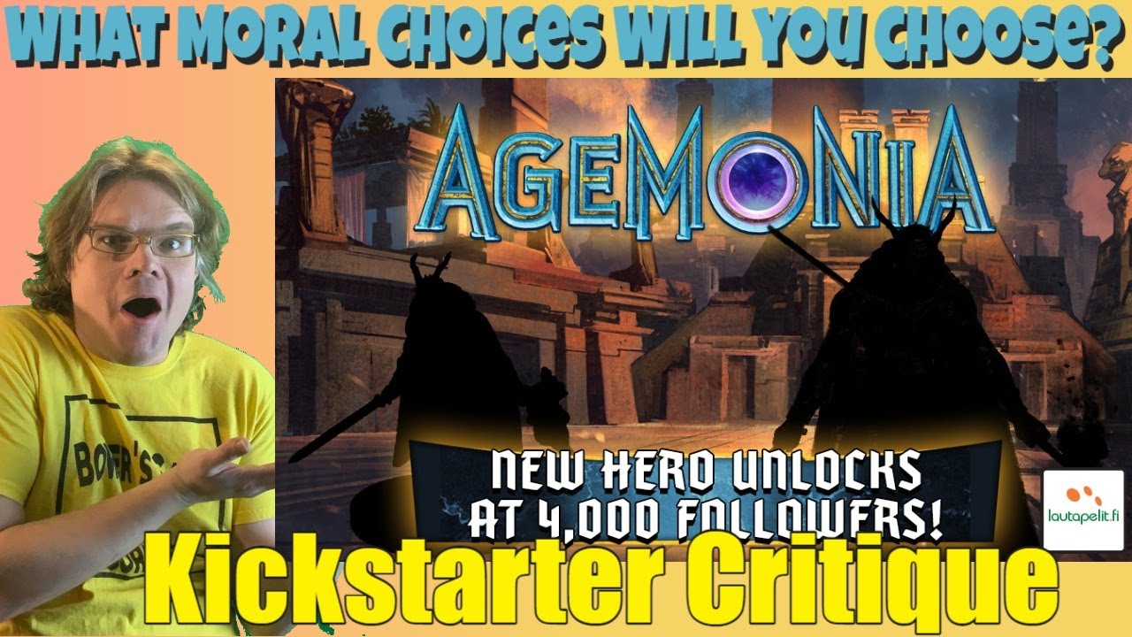 Agemonia Kickstarter Critique YouTube