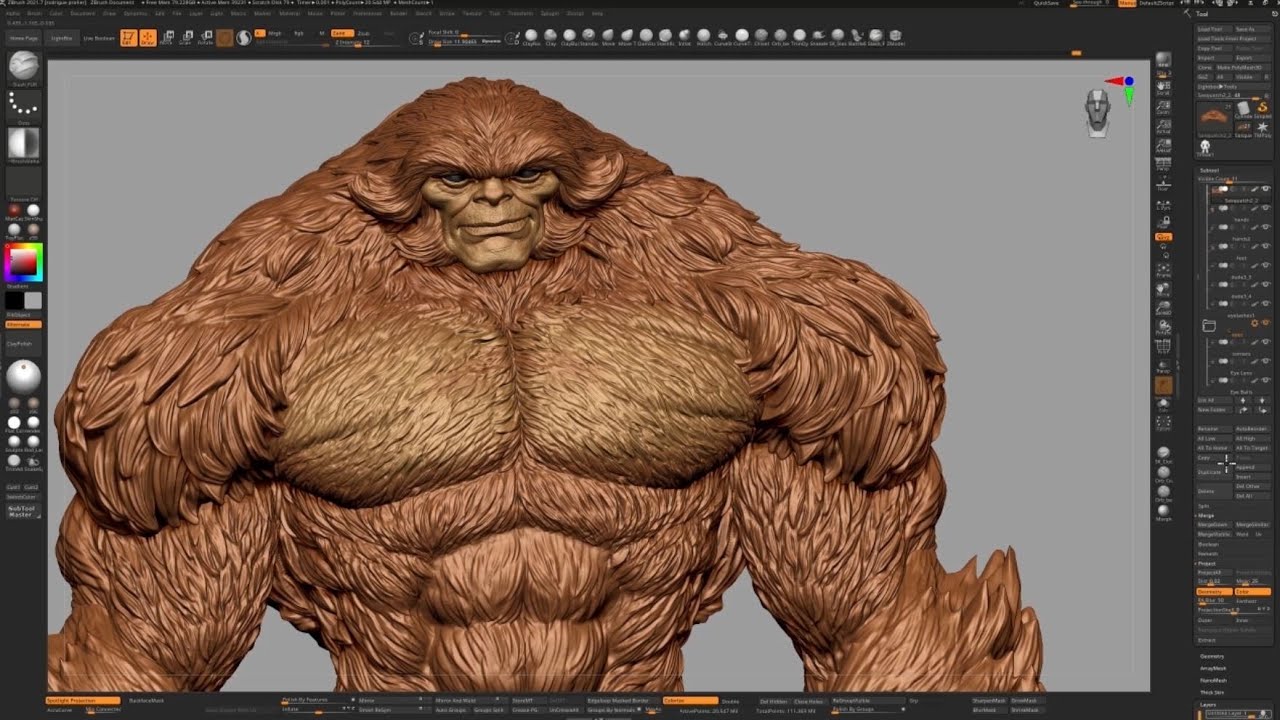 zbrush bigfoot