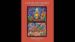 Nativity - Color by Number book : Ajay Quinnell ; Flipthrough screenshot 4