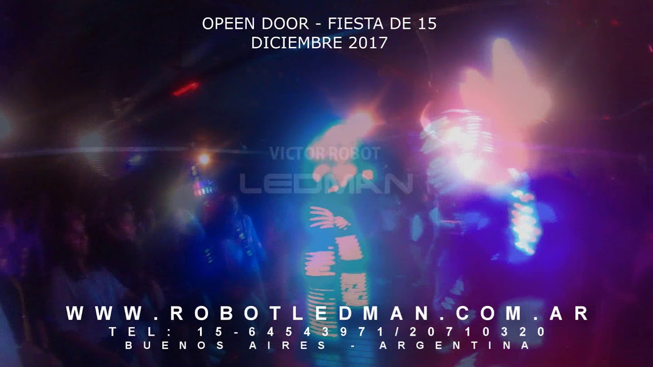 OPEN DOOR SHOW  ROBOT LEDMAN DICIEMBRE 2017