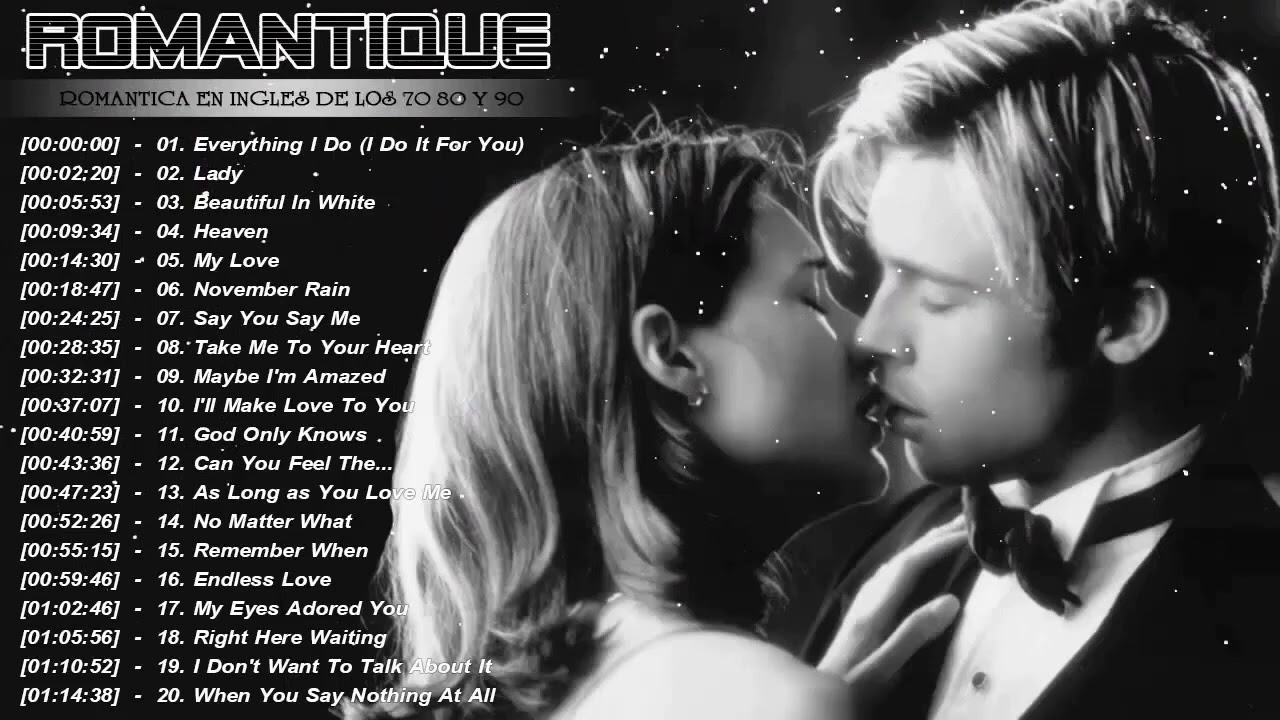 Canzoni d'amore straniere anni 70 80 90 | Musica anni 70 80 90 i grandi