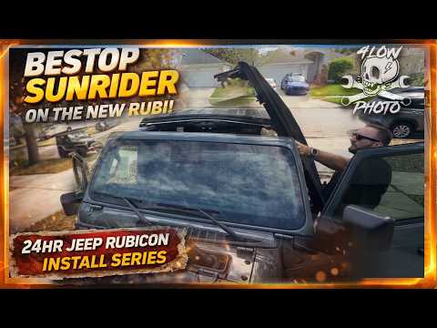 Bestop Sunrider Install on the NEW Rubicon - 24HR Build Series