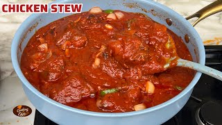 HOW TO MAKE THE BEST GHANAIAN CHICKEN STEW | EASY CHICKEN STEW RECIPE