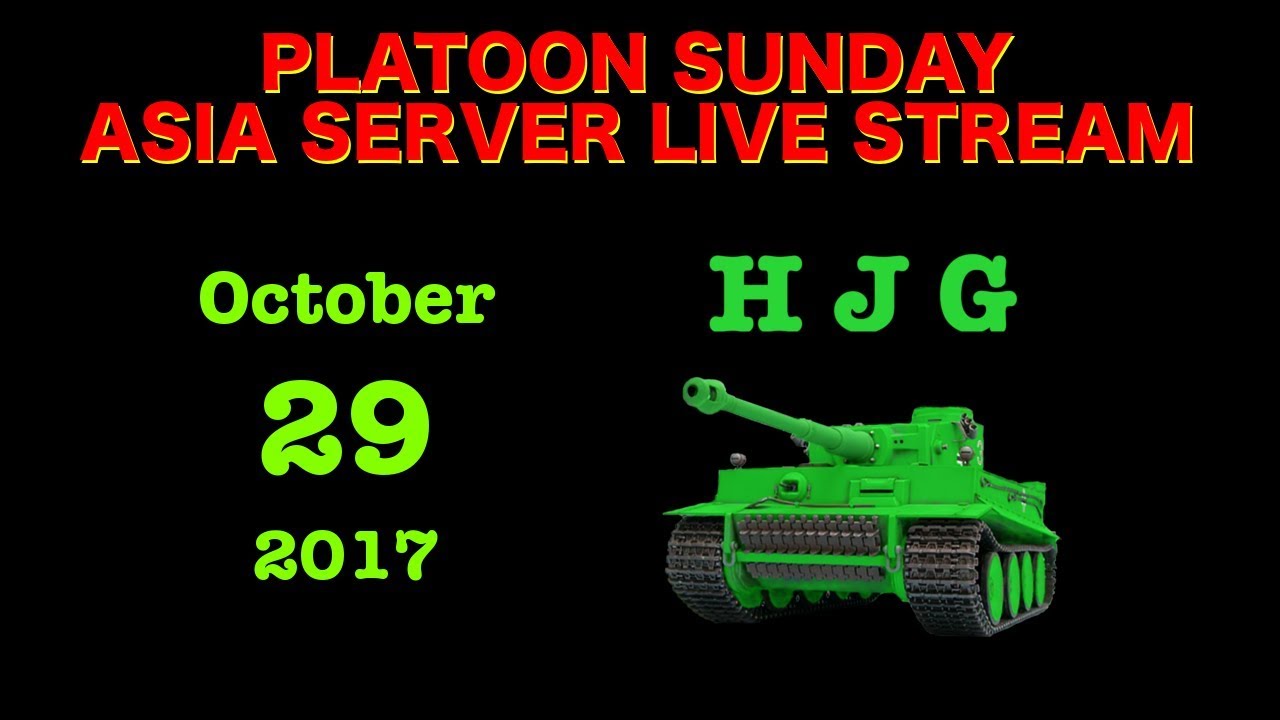 Platoon Sunday Asia Server with Hughbert Jass