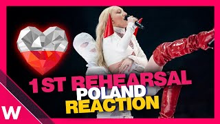 🇵🇱 Poland First Rehearsal (REACTION) Luna 