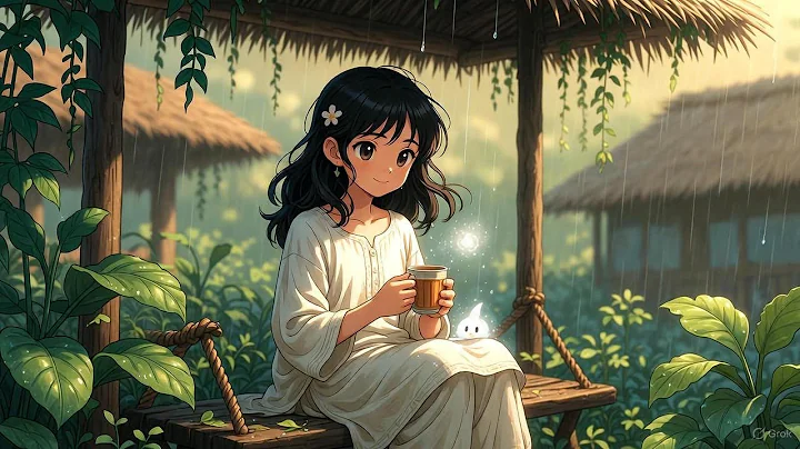 Peaceful Rainy Day in a Cozy House | Relaxing Ghibli Animation & Cooking | A Soft Rainy Day Vlog  