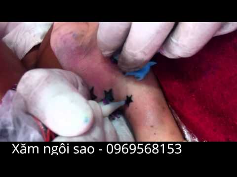 Xăm ngôi sao đẹp - săm sao vàng đep nhất - hình xăm ngôi sao
