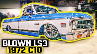 Chassis Swapped Supercharged LS3 C10 Full Build Walkthrough! - 1972 Bagged Chevy Truck Build Ep. 20