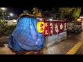 男ひとり深夜の屋台職人に密着。広島の素晴らしい屋台プロセス3選丨Japanese Street Food