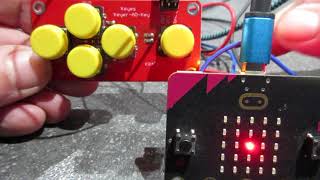 BBC Micro:bit & Keyer-AD-Key K845037 Stage 1 #1 Move dot v1