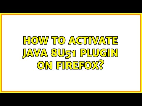 Ubuntu: How to activate Java 8u51 plugin on Firefox?