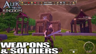 Building up The Base & Armed Soldiers to Defend it | Alek The Lost Kingdom Gameplay | E03