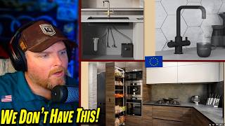 American Reacts to European Kitchen Features That Americans wish they had 🏠 American Reacts to European Kitchen Features That Americans wish they had 🏠