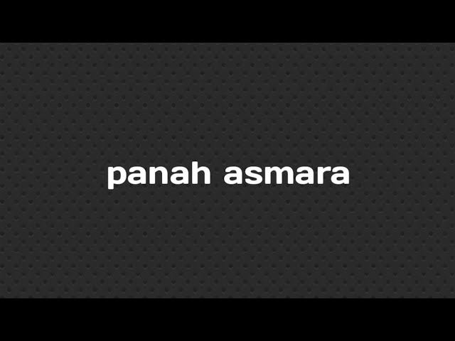 Panah Asmara - Afgan (karaoke male key) class=