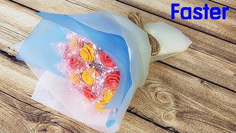 ABC TV | How To Make Flower Bouquet From Drinking Straw (Faster) - Craft tutorial