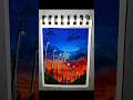 Sunset Sky Painting / Easy Acrylic Painting Ideas for Beginners / Mini SketchBook Painting#painting