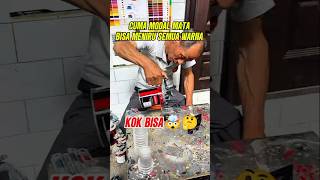 CUMA MODAL MATA BISA MENIRU SEMUA WARNA,KOK BISA? 🤯🤔 #catmobil #otomotif #modifikasi #catwarna #seni