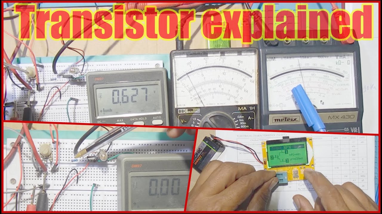 transistor by practical circuit
