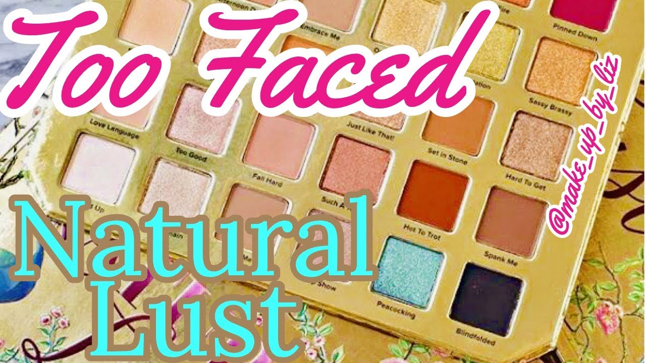 Smokey Natural Shimmer Too Faced Natural Lust