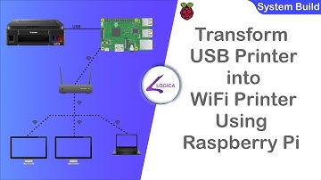 Transform USB Printer into Wifi Network Printer using Raspberry Pi | System Build