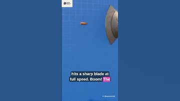 Slicing A Bullet In Half  #3danimationfact #facts #science