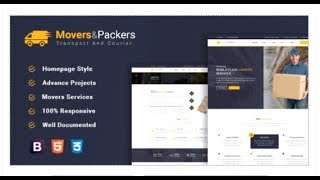 Movers Packers - Logistics Transportation HTML Template | Themeforest Download