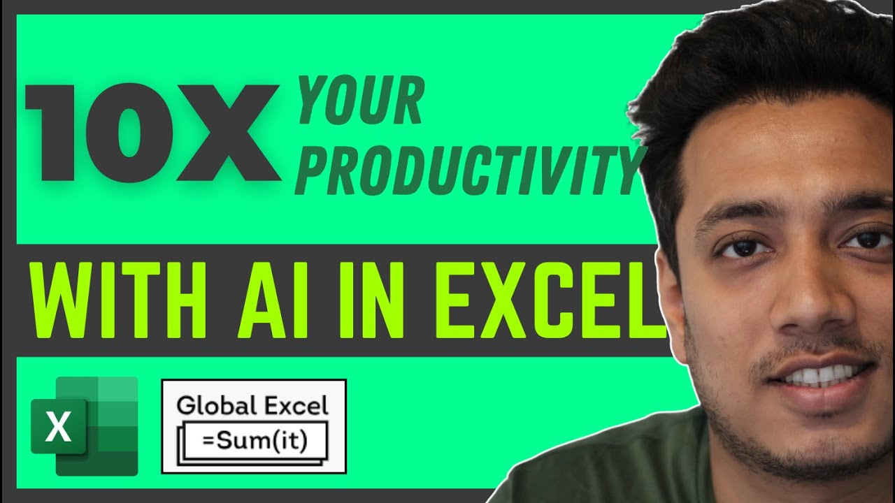 10x your productivity in Excel with a small touch of AI - YouTube